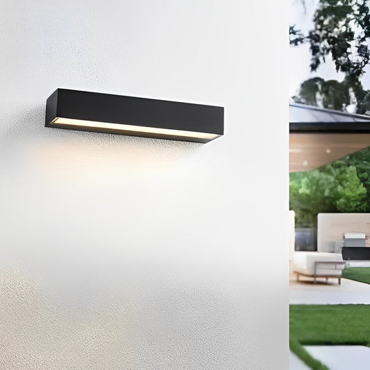 IP65 Aluminum Outdoor Wall Light / Warm Light / Medium Word Wall Lamp