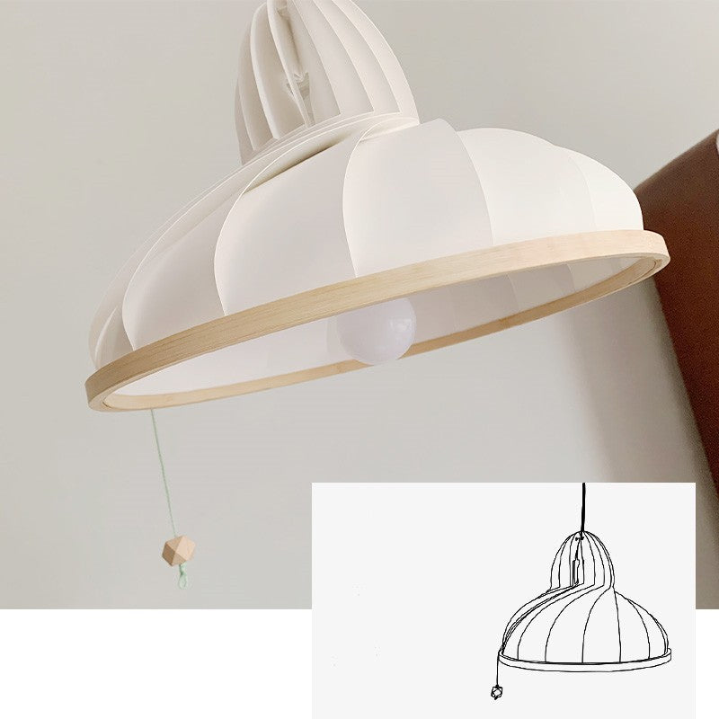 Handwoven Origami Paper Pendant Light