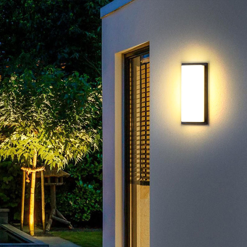 Square Architectural LED Wall Light / Warm White Light / A 36W