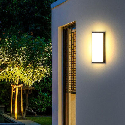 Square Architectural LED Wall Light / Warm White Light / A 36W