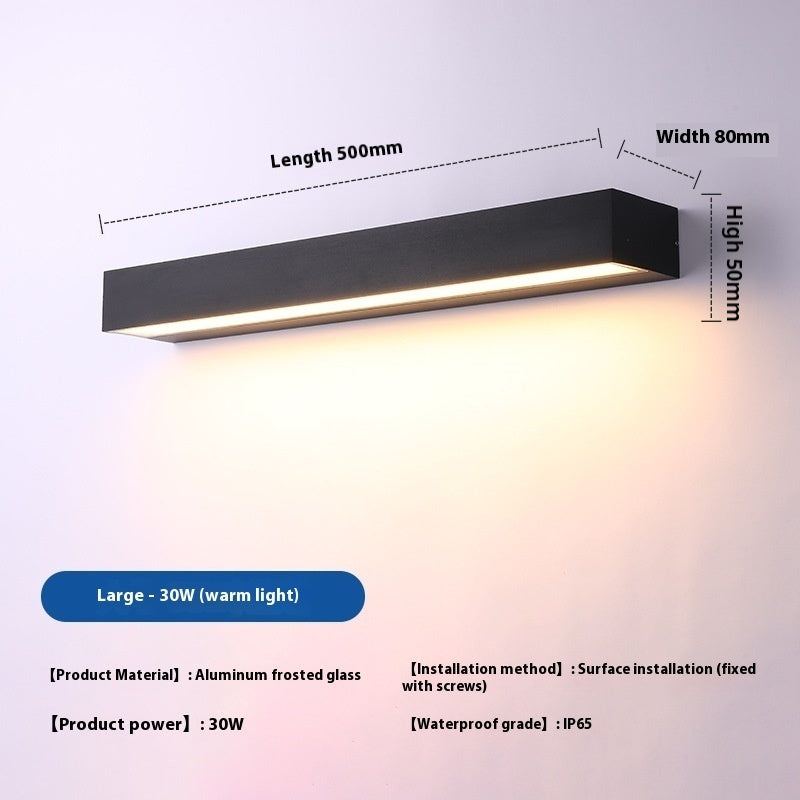 IP65 Aluminum Outdoor Wall Light / White Light / Large Wall Lamp