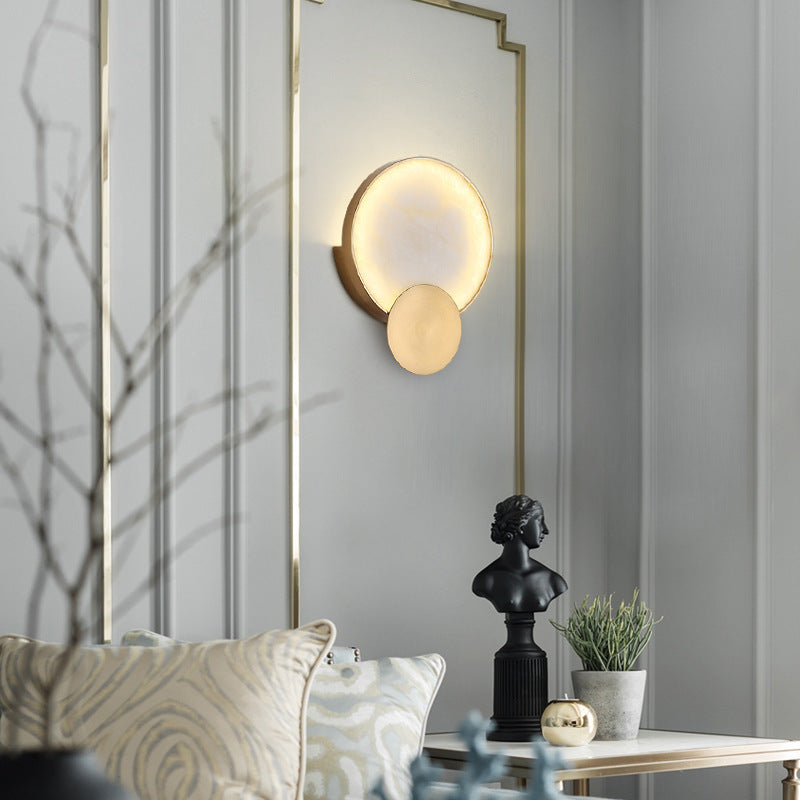 Marble Copper LED Wall Light