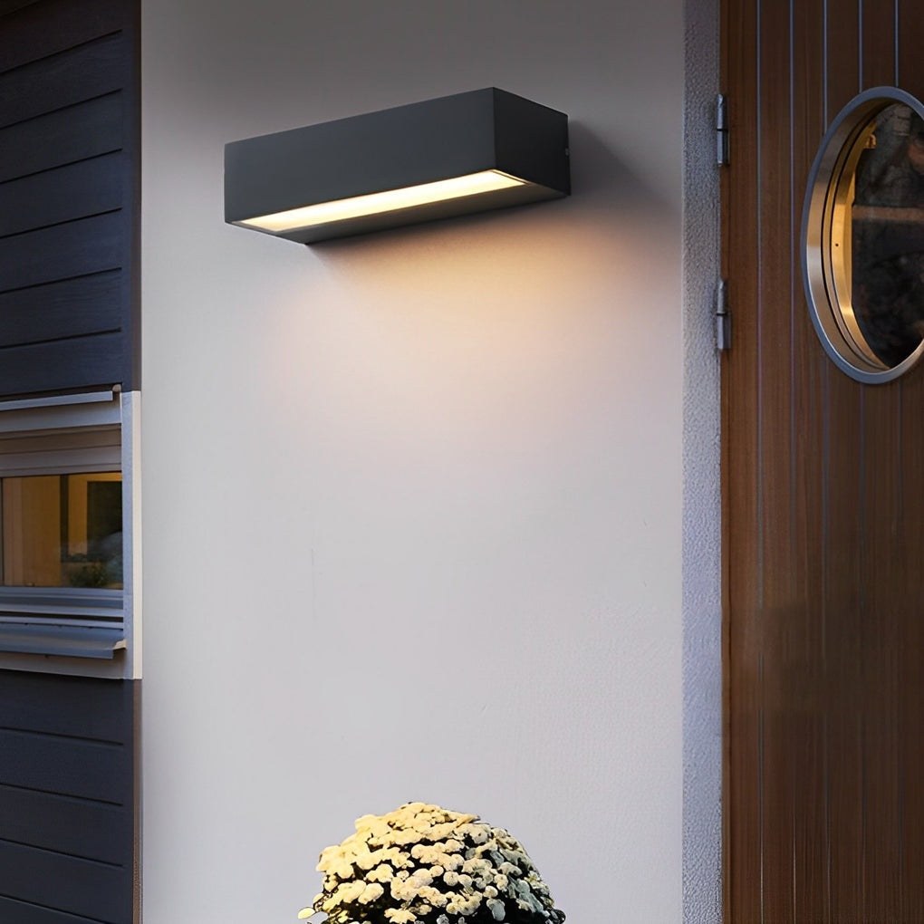 IP65 Aluminum Outdoor Wall Light / White Light / Medium Word Wall Lamp