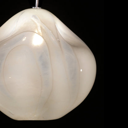 Hand-Blown Celestial Glass Pendant Light