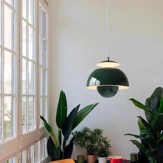 Bauhaus Bud Pendant Chandelier / Tricolor Light / Black / UK