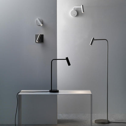 Adjustable Pivot LED Reading Lamp / Set of 2 / Brushed Bronze / Warm Light