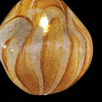 Hand-Blown Celestial Glass Pendant Light