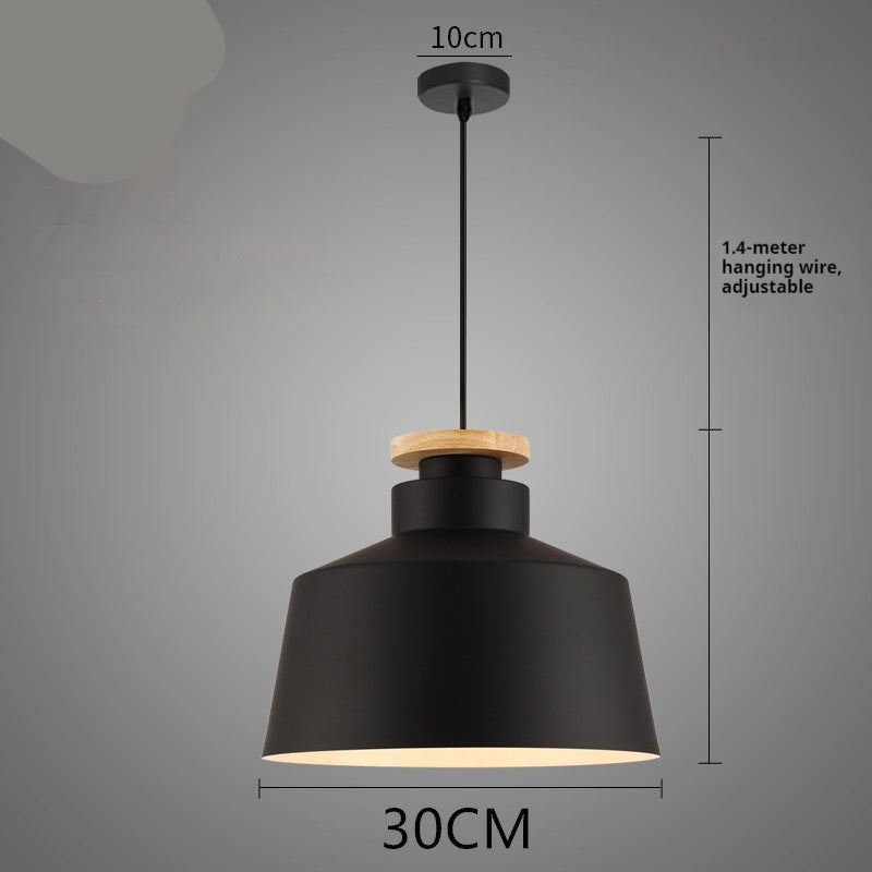 Wrought Iron Nordic Chandelier / Warm Light / Black / I  Style