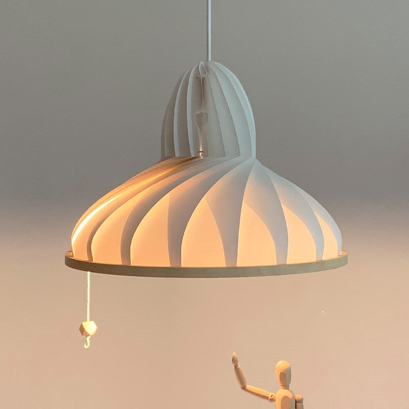 Handwoven Origami Paper Pendant Light