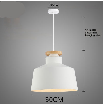Wrought Iron Nordic Chandelier / White Light / White / I  Style