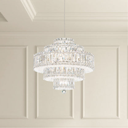Art Deco Crystal Pendant Light