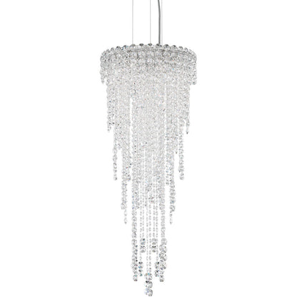 Cascading Crystal Strand Pendant Light / Clear Radiance