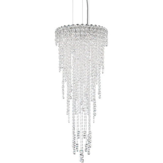 Cascading Crystal Strand Pendant Light / Clear Radiance